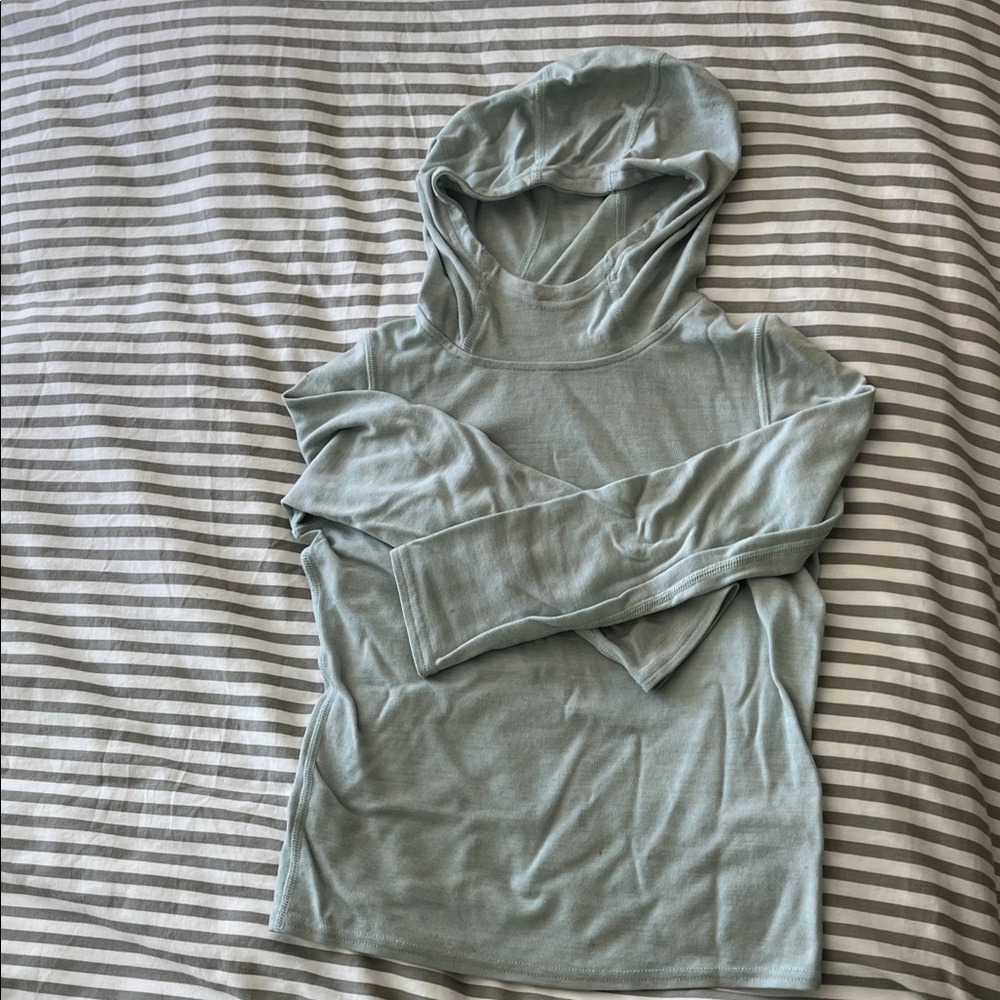 Smartwool Sky Blue Merino Hooded Top